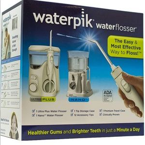 Waterpik Water Flosser+Traveler flosser +Accessory